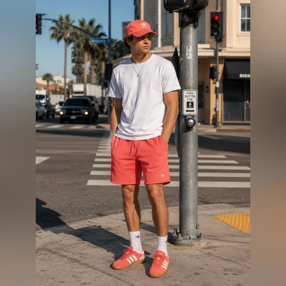 🎄FIRM PRICE🎄 Adidas Heavyweight shmoofoil shorts unisex
